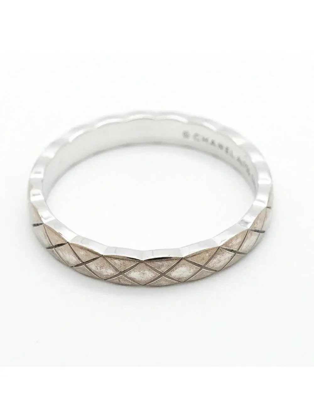 Chanel Ring 18K White Gold #327577C17B